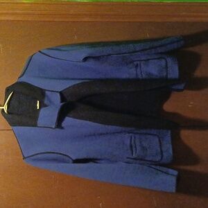 Chic Women's Black & Blue Blazer